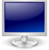 Blue Lcd Monitor Clip Art